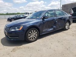 Salvage cars for sale at Fredericksburg, VA auction: 2013 Volkswagen Passat S