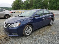 Salvage cars for sale at Concord, NC auction: 2017 Nissan Sentra S