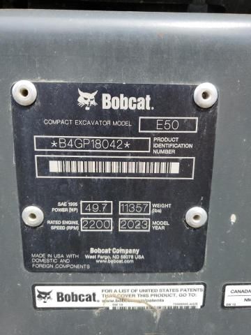 2023 Bobcat E50