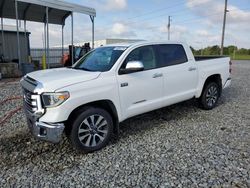 Salvage cars for sale from Copart Tifton, GA: 2018 Toyota Tundra Crewmax Limited