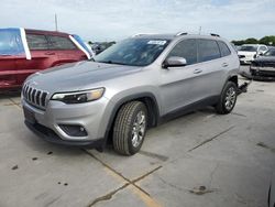 Salvage cars for sale from Copart Grand Prairie, TX: 2019 Jeep Cherokee Latitude Plus