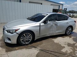 Salvage cars for sale at Riverview, FL auction: 2019 Infiniti Q50 Luxe