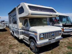 Salvage cars for sale from Copart Fresno, CA: 1990 Tioga 1990 Ford Econoline E350 Cutaway Van