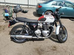 Salvage motorcycles for sale at West Mifflin, PA auction: 2020 Triumph Bonneville T120