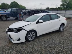 Salvage cars for sale at Mocksville, NC auction: 2019 Toyota Corolla L