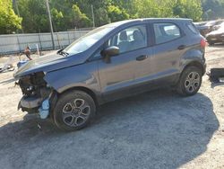 Salvage cars for sale from Copart Hurricane, WV: 2018 Ford Ecosport S