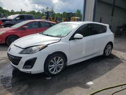 Salvage cars for sale at Duryea, PA auction: 2010 Mazda 3 S