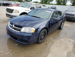 Salvage cars for sale from Copart Bridgeton, MO: 2013 Dodge Avenger SE