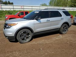 Salvage cars for sale from Copart Davison, MI: 2014 Ford Explorer Sport