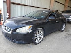 Salvage cars for sale at Houston, TX auction: 2014 Nissan Maxima S