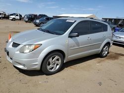 Salvage cars for sale from Copart Brighton, CO: 2003 Pontiac Vibe GT