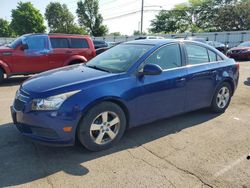 Salvage cars for sale at Moraine, OH auction: 2012 Chevrolet Cruze LT
