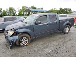 Salvage trucks for sale at Spartanburg, SC auction: 2014 Nissan Frontier SV