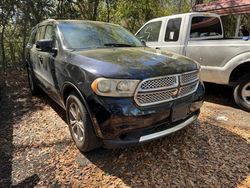 Salvage cars for sale at Midway, FL auction: 2011 Dodge Durango Crew