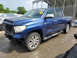 Toyota Tundra salvage cars for sale: 2015 Toyota Tundra Crewmax Limited