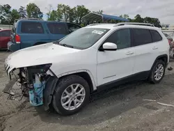 Vehiculos salvage en venta de Copart Spartanburg, SC: 2016 Jeep Cherokee Latitude