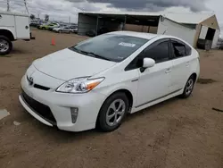 Salvage cars for sale at Brighton, CO auction: 2015 Toyota Prius