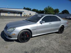 Salvage cars for sale at Sacramento, CA auction: 2003 Mercedes-Benz S 55 AMG
