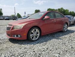 Salvage cars for sale from Copart Mebane, NC: 2013 Chevrolet Cruze LTZ