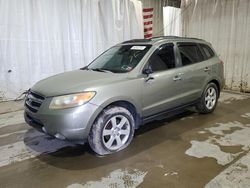 Salvage cars for sale from Copart Central Square, NY: 2007 Hyundai Santa FE SE