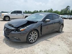 Salvage cars for sale from Copart Houston, TX: 2017 Mazda 3 Touring