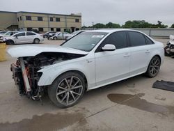 Salvage cars for sale from Copart Wilmer, TX: 2016 Audi S4 Premium Plus