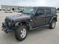 Salvage cars for sale at Wilmer, TX auction: 2019 Jeep Wrangler Unlimited Rubicon