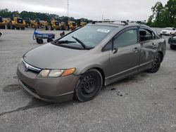 Salvage cars for sale at Dunn, NC auction: 2006 Honda Civic LX
