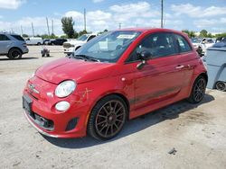 Salvage cars for sale from Copart Miami, FL: 2013 Fiat 500 Abarth