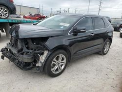 Salvage cars for sale from Copart Haslet, TX: 2015 Ford Edge Titanium