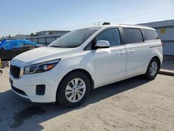 Salvage cars for sale at Bakersfield, CA auction: 2016 KIA Sedona LX