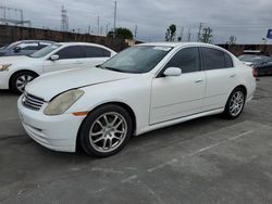 Salvage cars for sale at Wilmington, CA auction: 2005 Infiniti G35