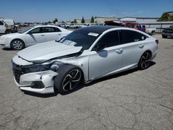 Vehiculos salvage en venta de Copart Bakersfield, CA: 2022 Honda Accord Sport