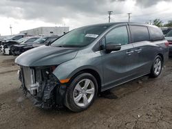 Salvage cars for sale at Chicago Heights, IL auction: 2018 Honda Odyssey EXL