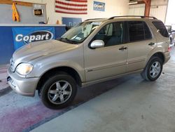 Salvage cars for sale at Angola, NY auction: 2003 Mercedes-Benz ML 350