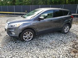 Salvage cars for sale at Waldorf, MD auction: 2019 Ford Escape SE