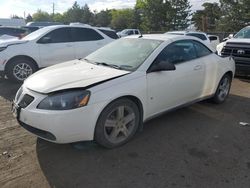 Salvage cars for sale from Copart Denver, CO: 2008 Pontiac G6 GT
