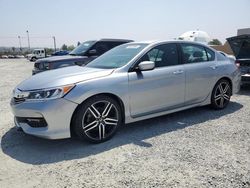 Salvage cars for sale at Mentone, CA auction: 2017 Honda Accord Sport Special Edition