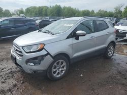 Vehiculos salvage en venta de Copart Chalfont, PA: 2018 Ford Ecosport SE