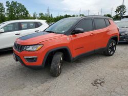 Jeep Compass Trailhawk salvage cars for sale: 2017 Jeep Compass Trailhawk