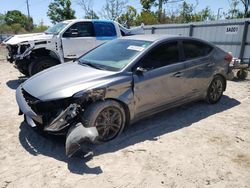 Salvage cars for sale at Riverview, FL auction: 2018 Hyundai Elantra SEL