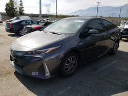 Salvage cars for sale from Copart Rancho Cucamonga, CA: 2018 Toyota Prius Prime