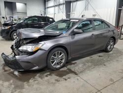 Salvage cars for sale at Ham Lake, MN auction: 2015 Toyota Camry LE