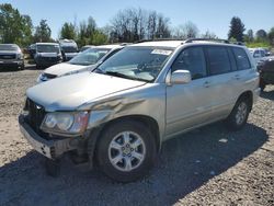 Toyota Highlander Limited salvage cars for sale: 2003 Toyota Highlander Limited