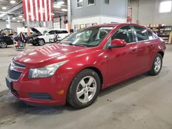 Salvage cars for sale from Copart Blaine, MN: 2012 Chevrolet Cruze LT