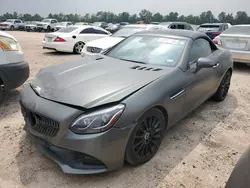 Salvage cars for sale at Houston, TX auction: 2018 Mercedes-Benz SLC 300