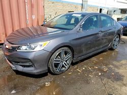 Salvage cars for sale from Copart New Britain, CT: 2017 Honda Accord Sport