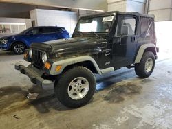 Salvage cars for sale at Sandston, VA auction: 2000 Jeep Wrangler / TJ Sport