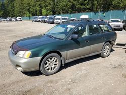 Salvage cars for sale at Graham, WA auction: 2000 Subaru Legacy Outback AWP
