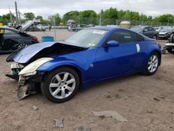 Salvage cars for sale at Chalfont, PA auction: 2004 Nissan 350Z Coupe